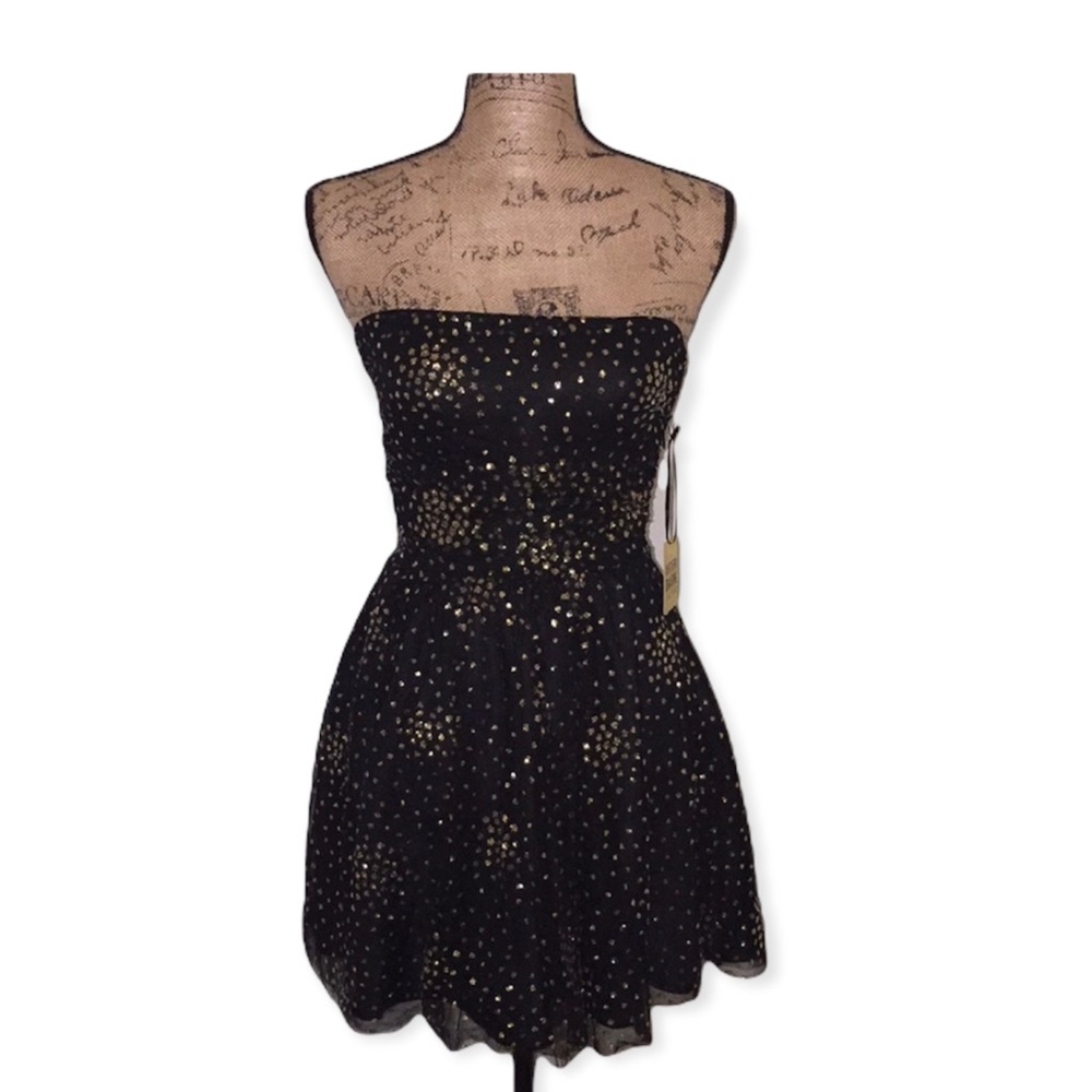 Black and gold forever 21 dress